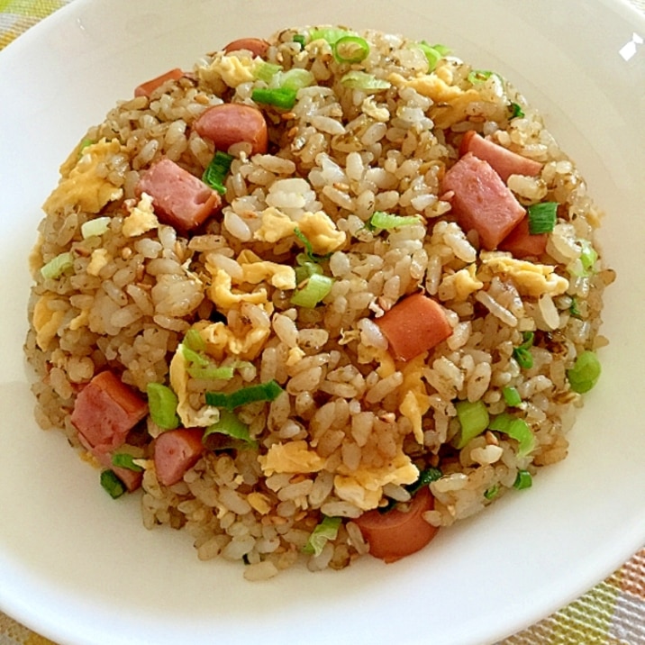 炒飯にしても美味しい！海苔の佃煮炒飯♪